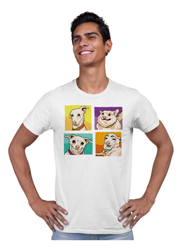 Playera Perros Dog Meme Team Poliester Niño / Adulto