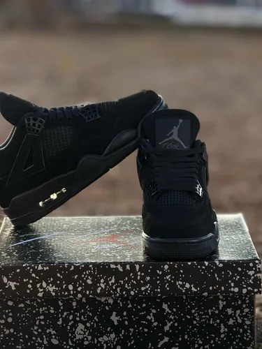 Tenis Jordan Retro 4 Negros MercadoLibre