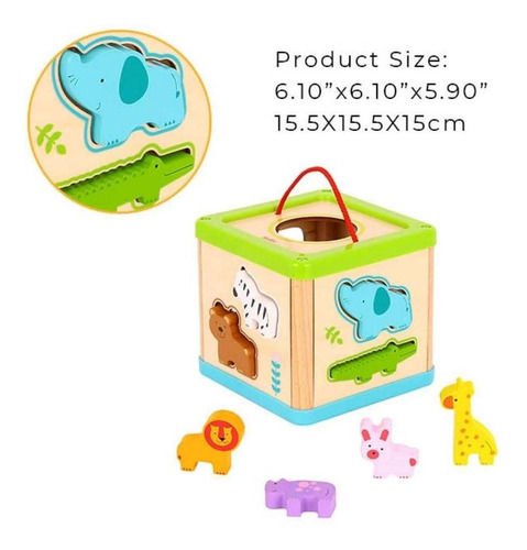 Imagen 4 de 4 de Caja Clasificadora De Animales