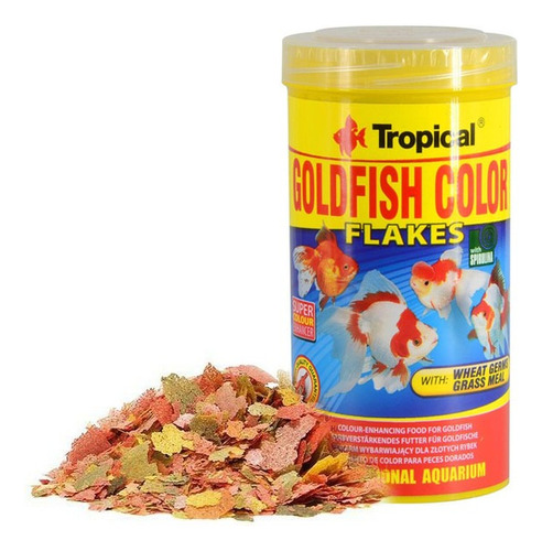 Alimento Para Peces Goldfish Color Hojuelas 20 Gr