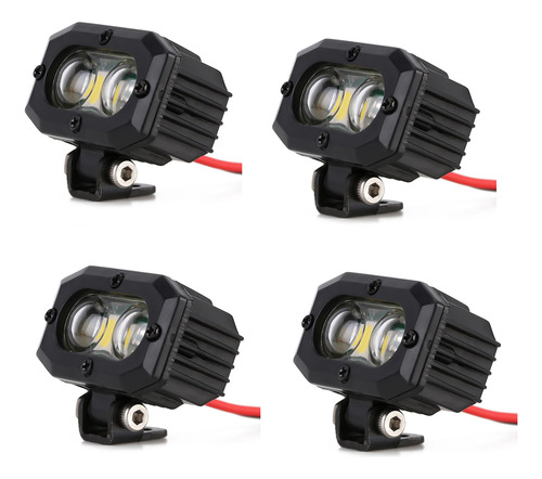 4 Faros Led Escala Crawler Traxxas Axial Wltoys Redcat D90