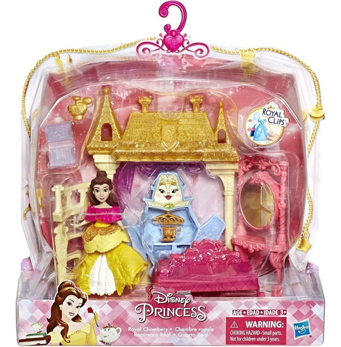 Playset Princesa Bella Recámara Real Royal Clips - Hasbro