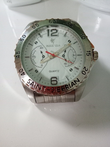 Relógio Masculino Inox Potenzia