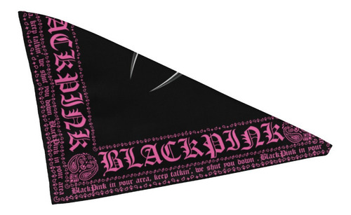 Paliacate Bandana Shut Down Blackpink Born Pink Black Pink