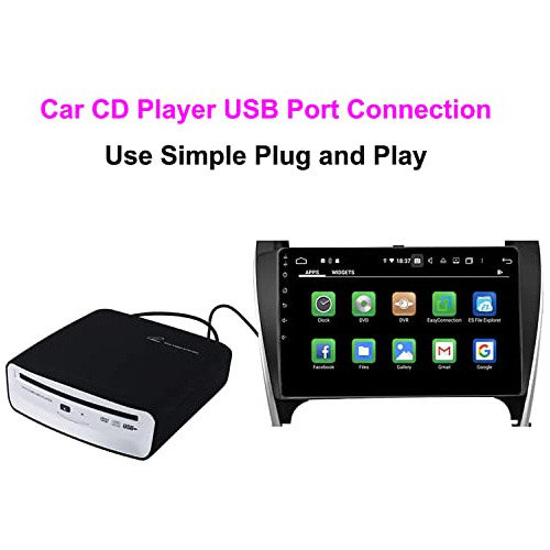 Reproductor De Cd Externo Universal Automóvil, Reprodu...
