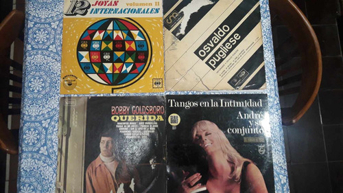 Lote De Vinilos, 50 Discos Melódicos, Orquestas Y Tango. (Usado)