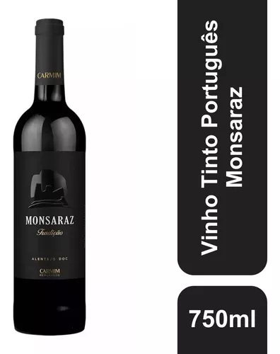 750ml Monsaraz Tinto Vinho Carmim Doc Português Alentejo