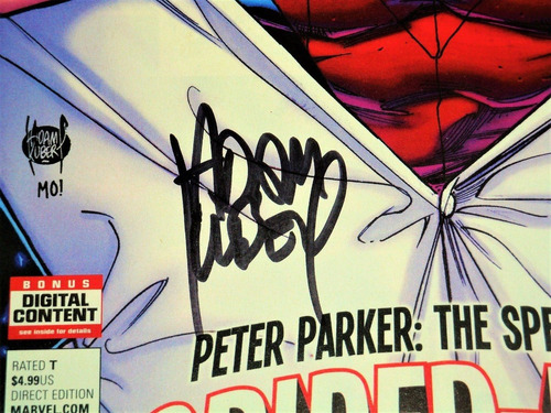 Spectacular Spider-man#1- Firmada X Adam Kubert C O A Ingles (Usado)