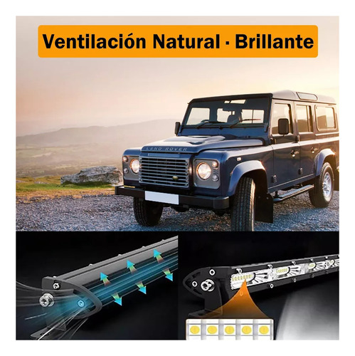 Par Luz Neblinero Led Del Automóvil Luz Auxiliar 7 Pulgadas
