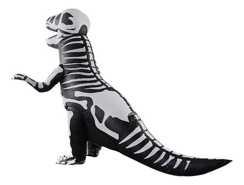 Disfraz De Dinosaurio Inflable Esqueleto De Halloween T Rex