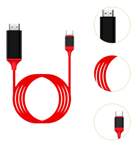 Cable Tipo C A Adaptador A Usb C Plug And Play Convertidor