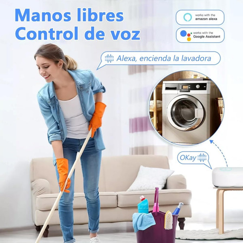Enchufe Inteligente Wifi Y Bluetooth, Control Por Voz Y App