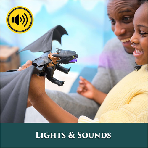 Dreamworks Dragons Cómo Entrenar A Tu Dragón Toothless Figur