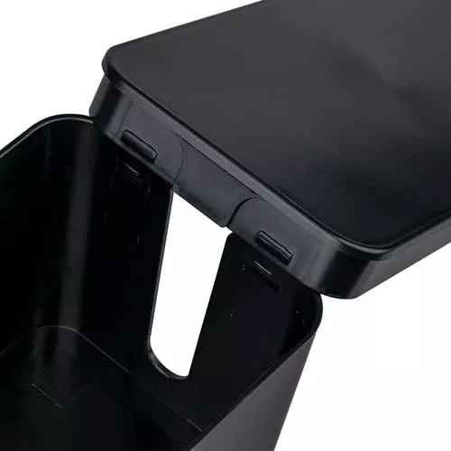 Cajas De Plastico Para Organizar Cables Color Negro 3pzs