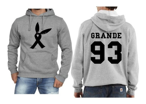 Blusa Moletom Ariana Grande Casaco Canguru Cantora Camiseta