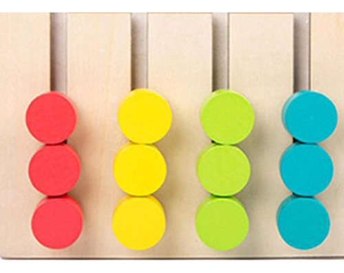 Juego Combinación Patrones De Colores Para Niños Montesorri