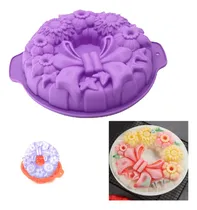 Comprar Molde De Silicón Corona De Flores Gelatinas Repostería