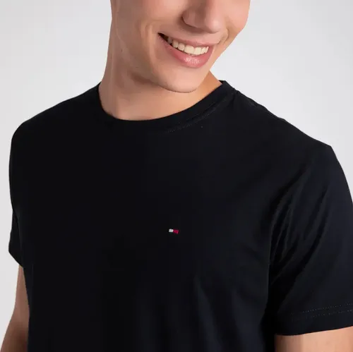 Camiseta Básica Tommy Hilfiger Preto Masculino