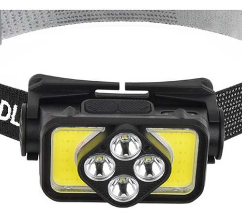 Linterna Frontal Led, Lámpara Frontal 4 Cuentas Led