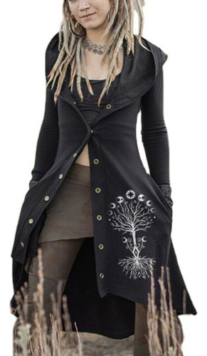 Chaqueta Tipo Chal Con Capucha Medieval Cos Para Mujer Estam