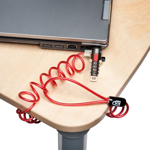 Cable Lock Kensington K64671am Portátil Combinado Rojo