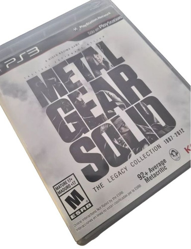 Metal Gear Solid The Legacy Collection Ps3 Físico (2 Discos) (Reacondicionado)