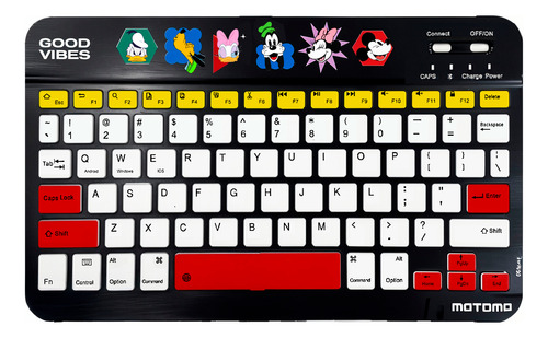 Teclado + Mouse Disney Recargable Dual Bluetooth Mickey