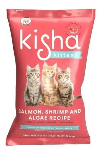 Alimento Gato Kisha Kitten 1.5kg Grand Pet 3.3lb Premium