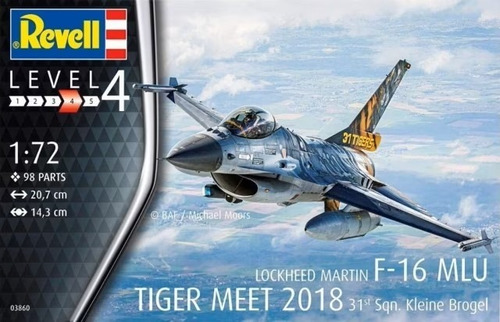 Imagen 1 de 2 de Revell F-16 Mlu 31st Sqn 03860 1/72 Rdelhobby Mza