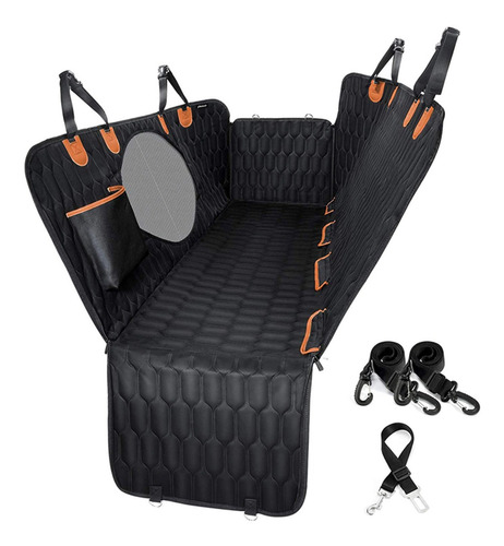 Funda Cubre Asiento De Auto Impermeable Mascotas Negra Xroad