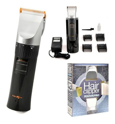 Máquina De Corte Recargable Hair Clipper Cerámica Teknikpro