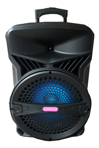 Parlante 15 Portatil Bateria Recargable Bluetooth Potencia 8000w 100rms + Microfono Inalambrico Usb C. Remoto + Sonido