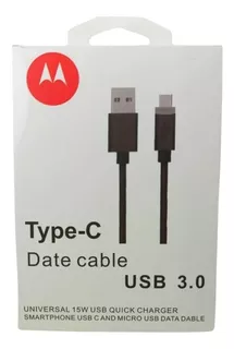 Cable Tipo C Motorola Carga Rápida 3.0 G8-g8 Power Lite