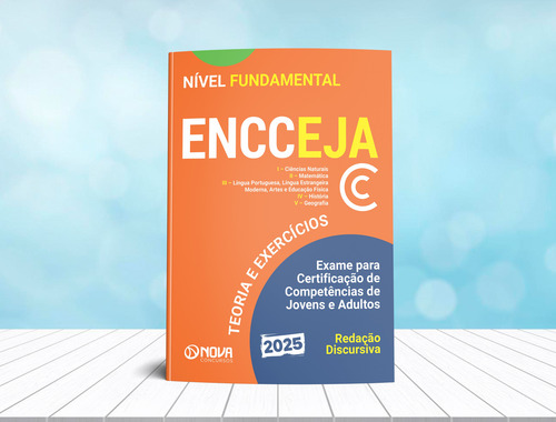 Apostila Completa Encceja 2025 - Nível Fundamental - Ensino Fundamental - Editora Nova