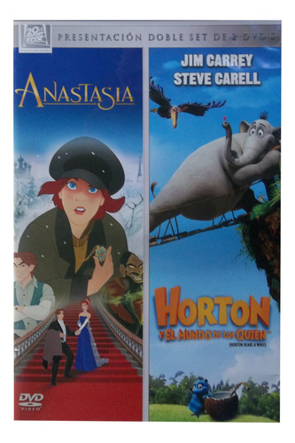 Película Anastasia (1997) Y Horton (2008) Double-pack Dvd