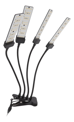 Luz Led Para Cultivo De Plantas, 4 Cabezales, Flexible, De E