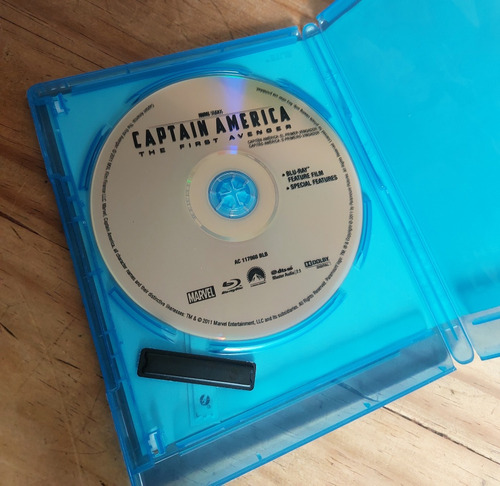 Capitán América El Primer Vengador Chris Evans Blu-ray (Usado)