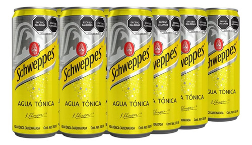 Schweppes Agua Tónica - 12 Latas X 355 Ml, Total: 4.26 L