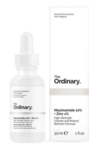 Niacinamida 10% + Zinc 1% The Ordinary 