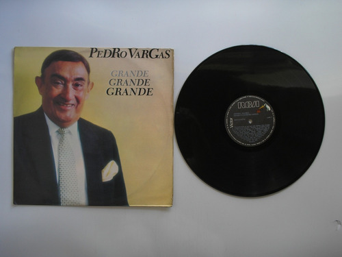 Lp Vinilo Pedro Vargas Grande Grande Grande  Colombia 1986