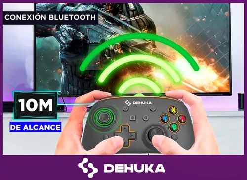 Joystick Compatible Con Nintendo Switch Oled Lite Android Con Carcasa  Intercambiable Dehuka Luces Rgb Led iOS Mando Pc Gamer Control Gaming  Inalambrico Bluetooth