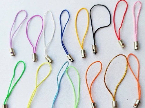 40 Tiritas Cordon Para Phone Strap Celular Surtidas