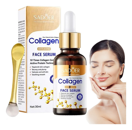 Serum Colageno Reafirmante Arrugas Gotero Facial Aplicador F Momento De Aplicación Día/noche Tipo De Piel Todo Tipo De Piel
