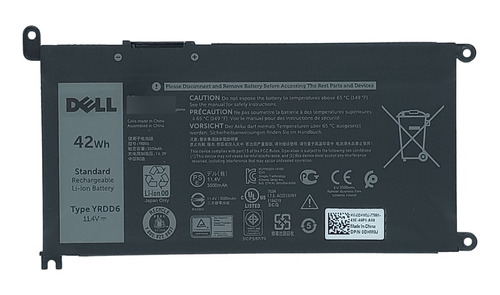 Bateria Original Dell Inspiron P75f106 P75f005 3593 Yrdd6