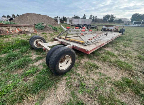 Acoplado Carreton De Tiro Playo P/maquinas Viales 4tn