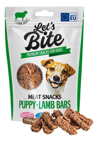 Let´s Bite Dog Meat Snacks Puppy Lamb Bars 80gr. Np