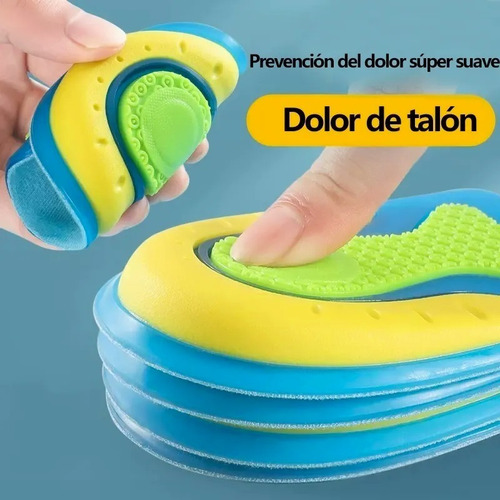 Imagen 5 de 9 de 2 Pares Taloneras Espolón Calcáneo Gel Plantilla Ortopédicas