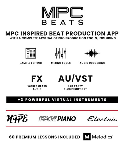 Controlador De Teclado Akai Professional Mpk Mini Play Mk3
