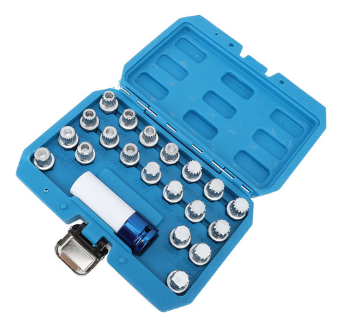 Kit De Remoção De Chaves Wheel Lock, 21 Unidades, Ferramenta