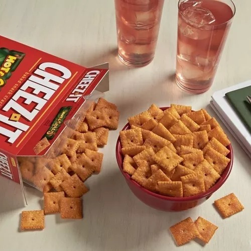 Cheez-it Caja De Galletas Cuadradas De Queso Picantes 351gr